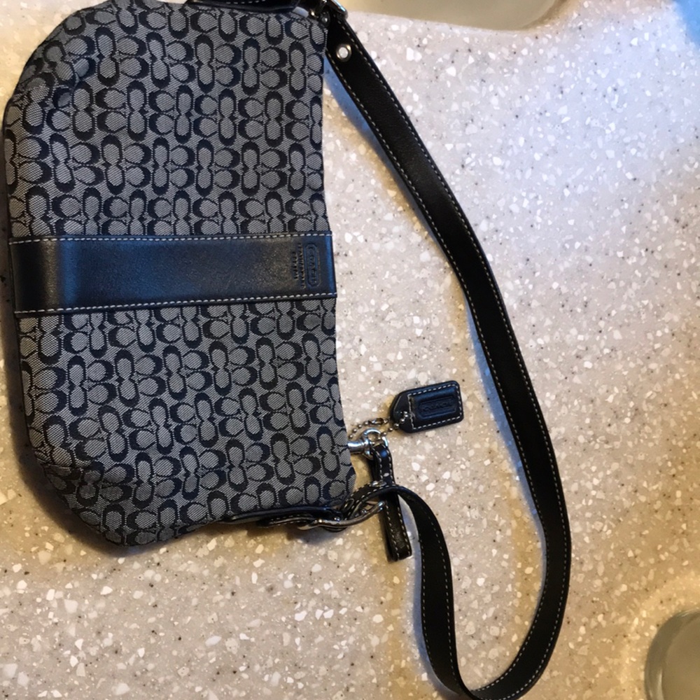 Black coach purse